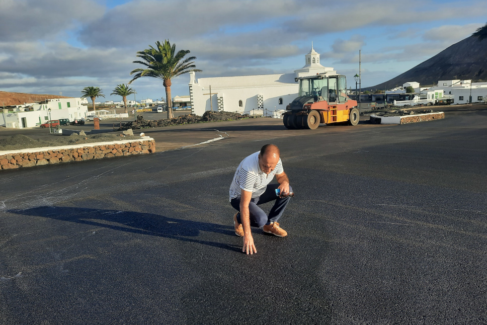 Culminan Las Obras De Asfaltado De La Plaza De Los Dolores En Mancha